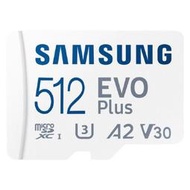 SAMSUNG 三星 EVO Plus 512GB microSDXC UHS-I U3 A2 V30  T-F 記憶卡 MB-MC512KA