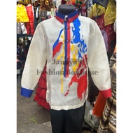 Barong MAPA Embroidered Design For Kids- Buwan ng Wika Costume