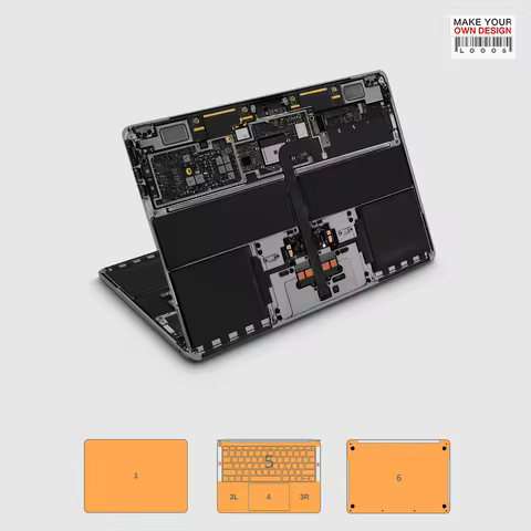 8K001 Colorful skin sticker for Macbook Pro 13 2016 2017 2018 2019 macbook pro M1 M2 Full Wray Stick