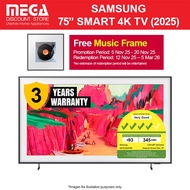 SAMSUNG QA75LS03FWKXXS 75" THE FRAME PRO LS03F QLED 4K SMART TV | Free BrownBezel | Music Frame Rede