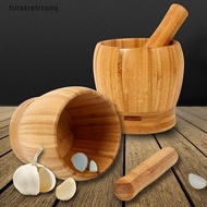 forstretrtomj  Mortar And Pestle Set  Spice Pepper Crusher Herbs Grinder Garlic Mixing Bowl Kitchen Tool EN