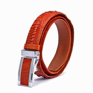 Dây nịt nam da cá sấu Huy Hoàng Vip màu vàng bò HP4206