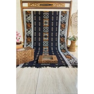 Ethnic Blanket Woven Fabric With Dayak Kalimantan Motif