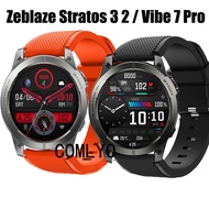 For Zeblaze Stratos 3 2 Vibe 7 pro Strap Silicone Soft Smart Watch Band Belt Bracelet for Men Women