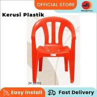 P2U 3v Kerusi Plastik Arm/Kerusi Tahan Lasak/Kerusi Makan/Plastic Chair with Armrest/Dinner Chair