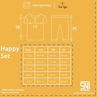 TWIN TIGER HAPPY SET PLAYSET SET SHORT CLOTHES LONG TROUSERS 1-5 yrs 1I8