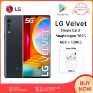 LG VELVET 5G SmartPhone 8GB RAM + 128GB ROM single screen Mobile Phone Snapdragon 765G 6.8 Screen Ce