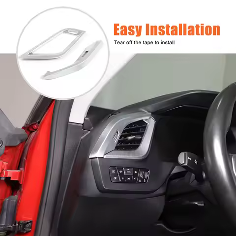 Center Side Air Vent Frame Decor Cover For BMW F40 F44 1 2 Series 2020-2024 ABS Interior Trim Access