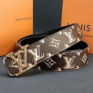 Lv New Style Fashion Letter Graffiti Belt Casual All-Match Trendy Belt