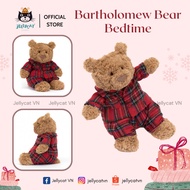 Teddy Bear Christmas Gift, Teddy Bear Christmas Decoration, Jellycat Bartholomew Bedtime Bear Genuine UK