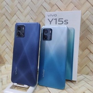 New Stok Vivo Y15S 3/64 GB 3/32 GB Handphone Second Seken Bekas Fullset Batangan Original