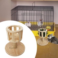 [Kesoto1] Bunny Hay Manger, Wooden Hay Feeder, Grass Holder Hay Racks Hay Dispenser for Guinea Pig C