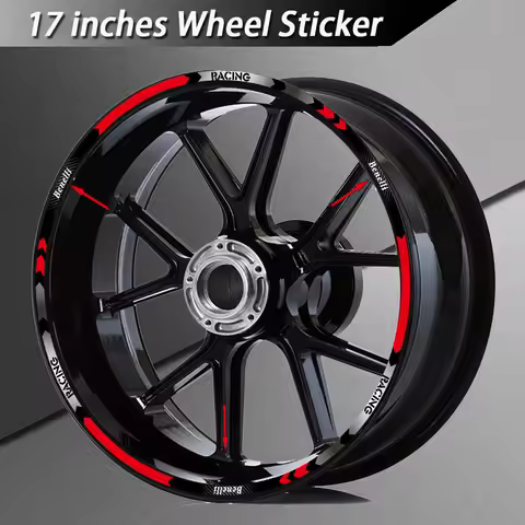 17 inche Motorcycle Rim Wheel Hub Sticker Reflective Decal Accessories For Benelli trk 702 150S 302s