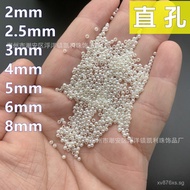 2mm 2.5mm 3mm Small straight hole imitates a perforation ABS Small plastic beads, round beads, strin
