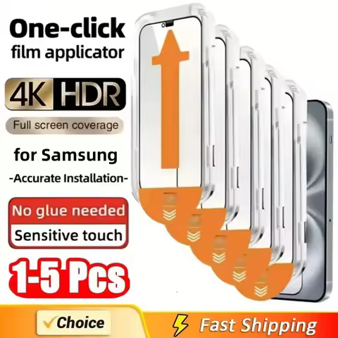 Oleophobic Coating Dust Free Easy Installation Screen Protector for Samsung A56 A55 5g S24 FE S23 S2