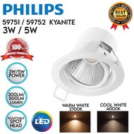 PHILIPS 3W , 4W , 4.5W , 5W LED EYEBALL  59751 , 59752 , SL201 (Cool White, 4000K/ Warm White, 2700K