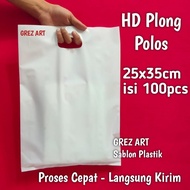 Plastik Plong HD Polos, 25x35 (100pcs)
