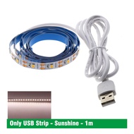ไฟปลูกต้นไม้ LED สาย USB 5V SMD2835 1 ม. 2 ม. การหรี่ ไฟต้นไม้ LED Grow Llight Full Spectrum Sunshine