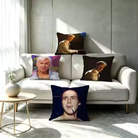Ryan Gosling Project Hail Mary Double-sided printed pillow cover Solid color minimalist pillowcase, 