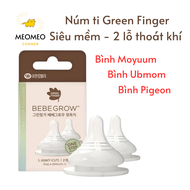 Núm ti Green Finger BebeGrow Hàn quốc siêu mềm 2 van thoát khí