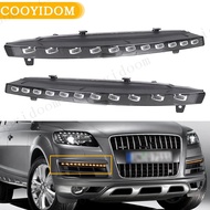 Car DRL Turn Signal Function Waterproof 12V LED Daytime Running Light Dynamic WhiteYellow running wa