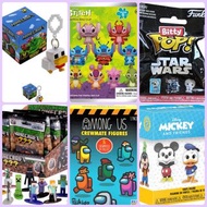 Minecraft，Stitch，Disney，Star Wars，Among Us Figure CAKE TOPPERS 盲抽 盲袋 盲盒 公仔玩具 Blind Box，Blind Bag, To