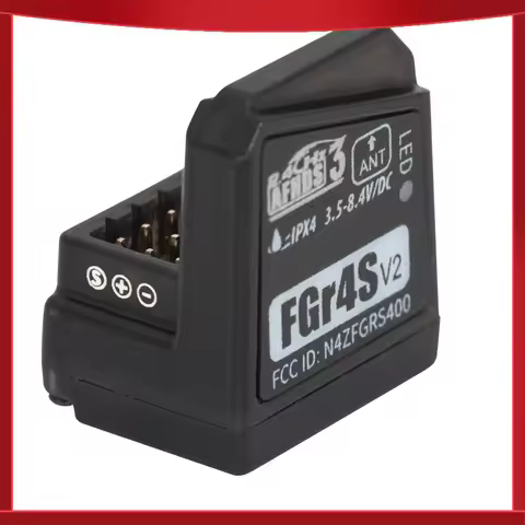 Flysky FGR4S V2 Receiver AFHDS 3 Built-in Single-Antenna Bidirectional PWM /PPM / IBUS Output Receiv