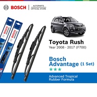 Bosch Advantage U Hook Wiper Set for Toyota Rush F700 (20"/18")