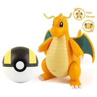 Pokemon Model Toy Variant Ball Dragonite Pocket Monsters Action Figure
