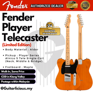 Fender Limited Edition Player Telecaster Electric Guitar, Maple Fretboard , Aged Natural