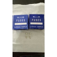 Fuse Fuse Small Short Glass Fuse 5A 10A