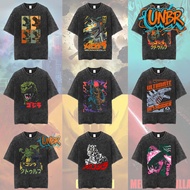 UNBR Godzilla T-Shirt, Godzilla monster washed and distressed vintage T-Shirt