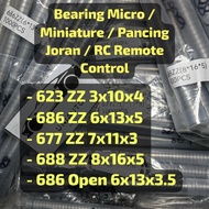 RC FISHING MINIATURE BEARING 623zz 686zz 677zz 688zz 686open Laker Micro