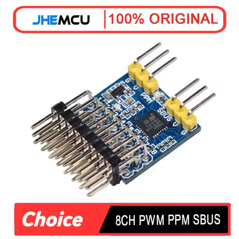 JHEMCU SPP 8CH Signal Converter | SBUS/PPM/PWM Output | Compatible with Flysky iA6B & Frsky X8R for 