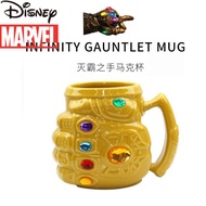 Marvel Color Diamond Mug Infinity War Infinite Gloves Large Capacity Three-dimensional Water Cup Male