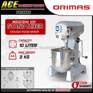[ ORIMAS ] B10N Food Dough Mixer 10L 3kg Dough Heavy Use For Commercial Food Mixer Orimas B10