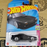 PUTIH MAZDA HIJAU MERAH Diecast Hot Wheels 89mazda SAVANNA RX-7 RX 7 FC3S RX7 White Green Red Kids T