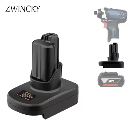 ZWINCKY Battery Adapter For Bosch 18V GBA Lithium Battery Converter to For Bosch 12V Lithium GBA Cor