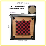 Mini Wooden Carrom Board and Draught