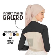 Jumbo Long Sleeve Bolero Crop Top Cool MaterialWanita