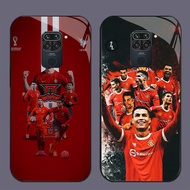 GK-36 Football star Ronaldo Glass Casing for Xiaomi Redmi Note poco X3 9S M2 9 NFC Pro