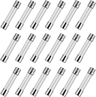 BOJACK 6x30mm 10 A 10 amp 250 V 0.24x1.18 Inch Volt F10AL250V Fast-Blow Glass Fuses(Pack of 18 Pcs)