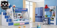 【大熊傢具】IKS 8202 兒童床 上下床 雙層床 挑高組合床 高低子母床 帶抽托床 三層組合床