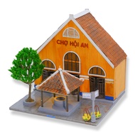 Mô Hình Hội An Tự Ráp Kèm Sách Hướng Dẫn Chi Tiết - Mô Hình Kiến Trúc Hội An - Chợ Hội An - HA164-01