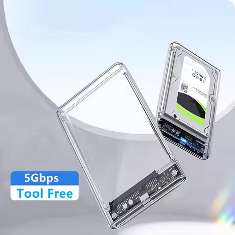 Harddisk Boxs USB 3.0/Type C to SATA III Hard Disk Case 2.5Inch HDD SSD External Enclosure Hard Driv