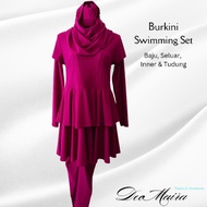 Burkini Set (Muslimah Swimming Suit) Set Of 4