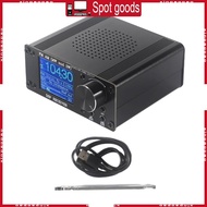 XI 1 Set ATS80 AM FM Shortwaved Radio FM AM Software Definationed Radio Receiver with Antenna USB Cable Cord