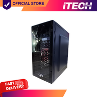 CVS X2604 GAMING COMPUTER CASE WITH TG-SIDE/TG-FRONT/NO PSU & FAN/ BLACK (M-ATX)