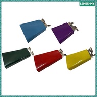 [lswbd] Hand Percussion Cowbell 4inch Professional Metal Cowbell Music Cowbell for Sporting Events C