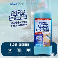 DESANS Mop & Shine Floor Cleaner 1000ml | No Rinse, Shiny & Anti-Bacterial | Long-Lasting Fragrance 